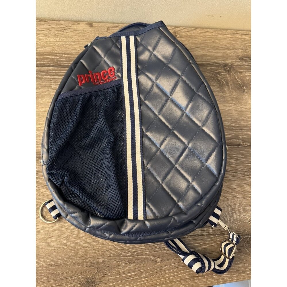 Prince Pickleball Sling Bag Navy Blue Holds Racket G11
